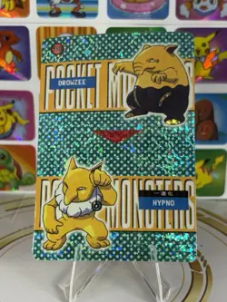 Pokemon Sticker Rare Vintage Vending Machine Holo prism Nintendo 2000 Bandai - Image 1