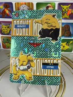 Pokemon Sticker Rare Vintage Vending Machine Holo prism Nintendo 2000 Bandai - Image 3
