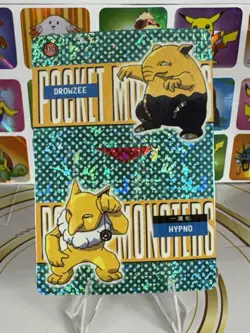 Pokemon Sticker Rare Vintage Vending Machine Holo prism Nintendo 2000 Bandai - Image 4