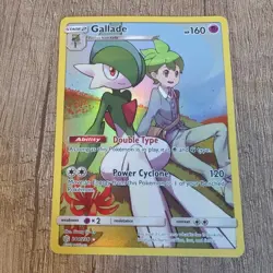 Pokemon TCG Sun & Moon Cosmic Eclipse Gallade 244/236 Secret Rare Full Art Card - Image 1