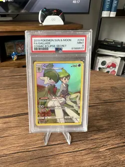 Pokemon Gallade Holo Secret Rare TCG Card 244/236 Cosmic Eclipse PSA 9 - Image 3
