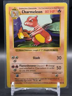 Pokemon Base Set Shadowless Lot 20 Cards WOTC NM Charmeleon Dratini Arcanine - Image 5