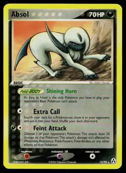 Pokemon Card Legend Maker Absol 15/92 Rare - Image 1