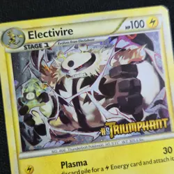Electivire 20/102 Prerelease Triumphant Cosmos Holo Promo Stamped Pokemon Card - Image 1