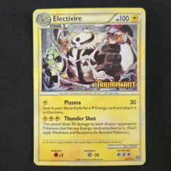 Electivire 20/102 Prerelease Triumphant Cosmos Holo Promo Stamped Pokemon Card - Image 2