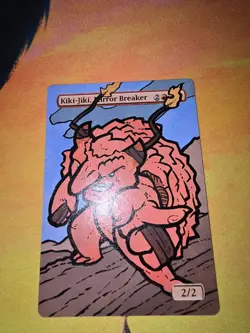 MTG ALTERED 1X Kiki-Jiki, Mirror Breaker magic the gathering hand painted CHIBBI - Image 2