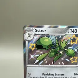 Scizor 191/091 SV: Paldean Fates Holo - 2024 Pokemon TCG - English - NM - Image 2