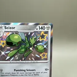 Scizor 191/091 SV: Paldean Fates Holo - 2024 Pokemon TCG - English - NM - Image 3