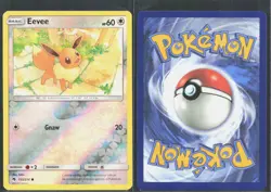 EEVEE 155/214 C LOST THUNDER POKEMON REVERSE HOLO NM/M - Image 1