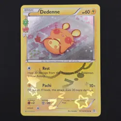Pokemon TCG Card Dedenne RC10/RC32 Generations Radiant Collection Holo - LP - Image 1