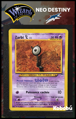 Carte Pokemon Zarbi L 86/105 Edition 2 Ed 2 Neo Destiny Wizards FR 1 - Image 1