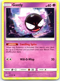 Gastly 67/214 Normal Common Unbroken Bonds Pokemon NM - Image 1