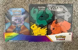 Pokemon Evolving Skies ETB Tin Costco Bundle - Flareon/Jolteon/Leafeon/Umbreon - Image 1