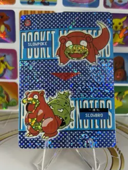 Pokemon Sticker Rare Vintage Vending Machine Holo prism Nintendo 2000 Bandai - Image 2