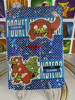 Pokemon Sticker Rare Vintage Vending Machine Holo prism Nintendo 2000 Bandai - Image 4