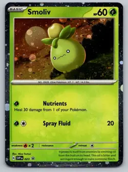 Smoliv 023 (Cosmos Holo) Promo Scarlet & Violet Promo Pokemon Holo Near Mint - Image 1