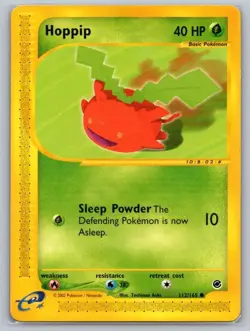 Hoppip 112/165 Common Expedition Base Set Pokemon Moderately Played - Image 1