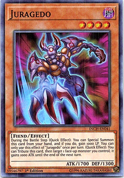 Juragedo INCH-EN041 Yu-Gi-Oh! Light Play 1st Edition - Image 1