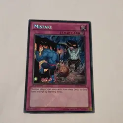 YUGIOH MISTAKE SECRET RARE SHSP-EN076 1ST EDITION - Image 1