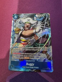 Buggy OP16-048 Alternate Art (SR) The Time of Battle ONE PIECE Card Game ENGLISH - Image 1