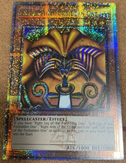 [Quarter Century Secret Rare] YuGiOh - Exodia the Forbidden One NM/M TN23-EN002 - Image 1