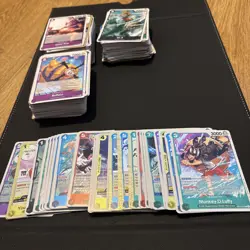 One Piece TCG Bundle Of Bulk Non Holo And Holo NM 200+ Cards - Image 2