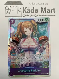 Charlotte Pudding PRB02-010 SR The Best Vol. 2 One Piece TCG Card - Image 1