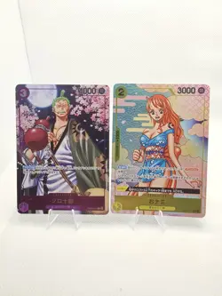 ONE PIECE Card O-Nami R OP06-101 Zoro-Juurou R OP05-067 Promo Set Japanese NM - Image 1