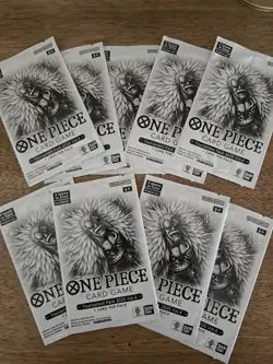 9x One Piece TCG Tournament Packs 2025 Vol. 4 SEALED (22A) - Image 1