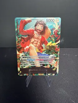 Monkey d Luffy Leader 2nd Anniversary St13-003 One Piece Card Game - Image 1