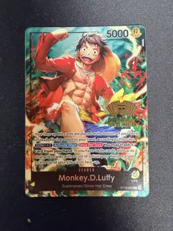 Monkey d Luffy Leader 2nd Anniversary St13-003 One Piece Card Game - Image 3