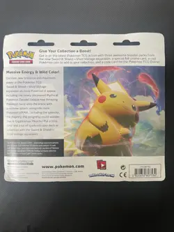 Pokemon TCG Vivid Voltage Triple Blister Booster Packs - Sobble Promo - Sealed - Image 2