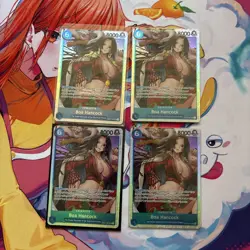 One Piece Boa Hancock OP07-051 - TCG English - SR Super Rare Foil NM set - Image 1