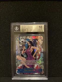BGS 10 Boa Hancock English Manga Alt Art OP07-051 One Piece TCG - Image 1