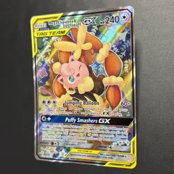 Pokemon TCG Mega Lopunny & Jigglypuff GX Tag Team 226/236 Cosmic Eclipse NM - Image 3