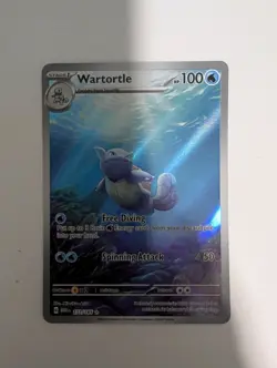 Pokemon TCG Wartortle Scarlet & Violet-151 171/165 Holo Illustration Rare - Image 2