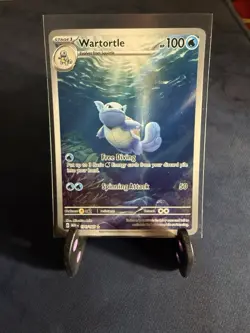 Pokemon TCG Wartortle Scarlet Violet-151 171/165 Holo Illustration Rare - Image 1