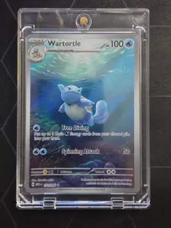 Pokemon TCG Wartortle Scarlet & Violet-151 171/165 Holo Illustration Rare - Image 1