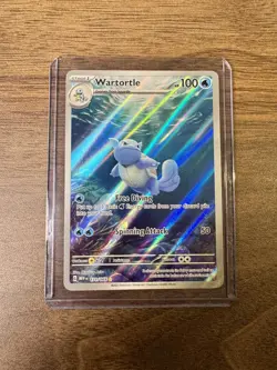 Pokemon TCG Wartortle Scarlet & Violet-151 171/165 Holo Illustration Rare - Image 1