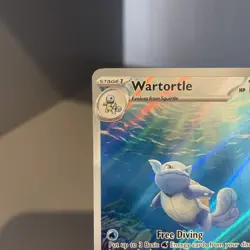 Pokemon TCG Wartortle Holo Illustration Rare Card 171/165 Scarlet & Violet 151 - Image 2