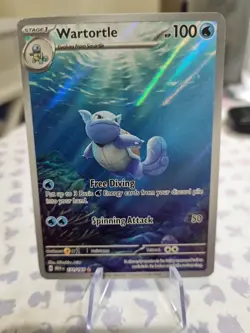 Pokemon TCG Wartortle Scarlet & Violet-151 171/165 Holo Illustration Rare - Image 1