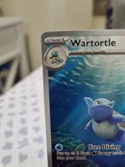 Pokemon TCG Wartortle Scarlet & Violet-151 171/165 Holo Illustration Rare - Image 2