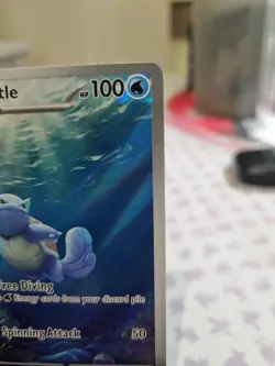 Pokemon TCG Wartortle Scarlet & Violet-151 171/165 Holo Illustration Rare - Image 3