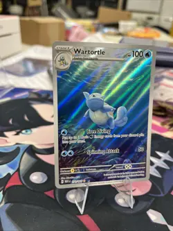 Pokemon TCG Wartortle Holo Illustration Rare Card 171/165 Scarlet & Violet 151 - Image 2