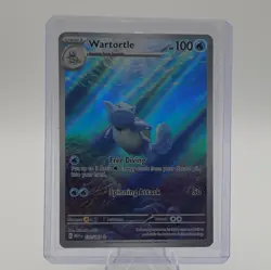 Pokemon TCG Wartortle 171/165 Scarlet & Violet 151 Holo Illustration Rare NM - Image 1