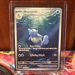 Pokemon TCG Wartortle Scarlet & Violet-151 171/165 Holo Illustration Rare - Image 1