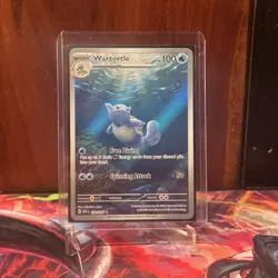 Pokemon TCG Wartortle Scarlet & Violet-151 171/165 Holo Illustration Rare - Image 3