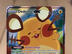 Dedenne GX 195a/214 Alternate Full Art Promo Pokemon Card LP - Image 2