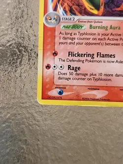Pokemon Typhlosion TCG Black Star Promo Holo Card 034 - Image 4
