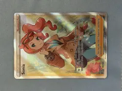 Pokemon TCG Sonia Rebel Clash 192/192 Holo Full Art Ultra Rare Card LP - Image 3